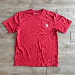 Carhartt Men’s Loose Fit Red T Shirt Size Medium 22PTP